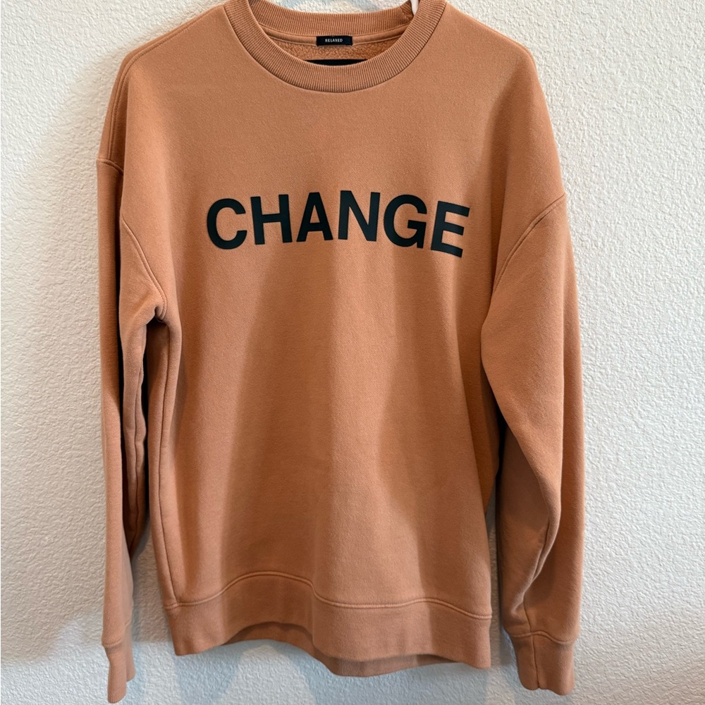 Abercrombie & Fitch CHANGE Graphic Unisex Sweatshirt Size S - Picture 5 of 7